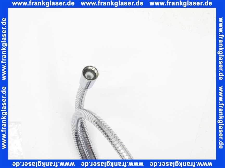 OPS125 Optima Brauseschlauch Optima S 125cm Kunststoff, gerillt, metalleffekt