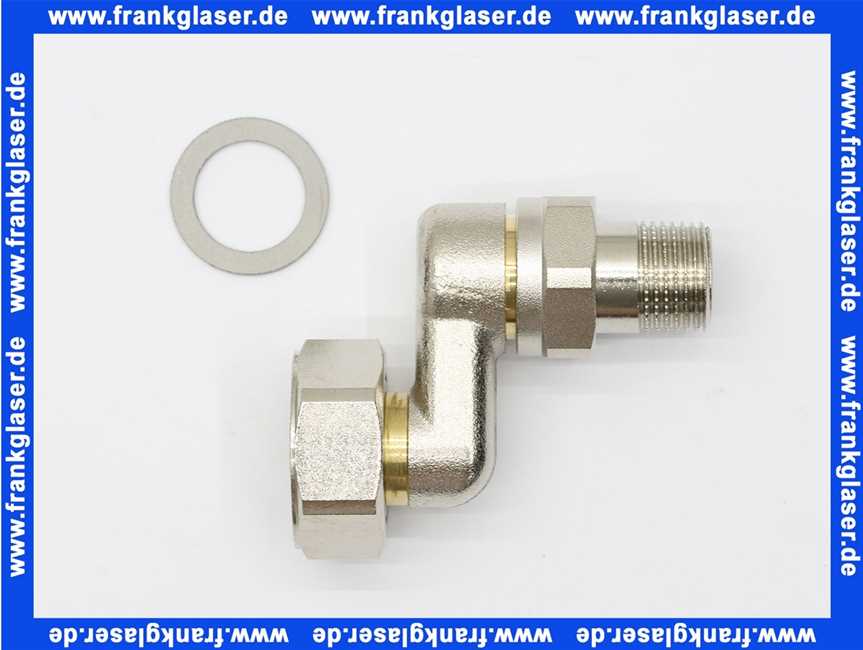 Oventrop S-Anschlussverschraubung DN20, G3/4 AG x G1 ÜM, flachdichtend 1019498