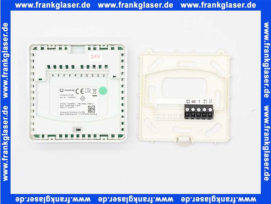 Oventrop Raumthermostat Aufputz Heizen 2-Punkt-Regelung, 24 V 1152052 (Nachfolgeartikel)