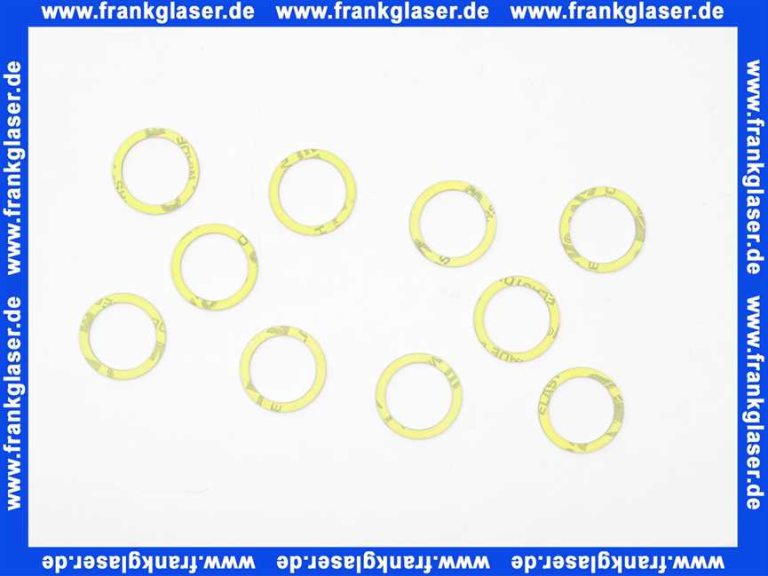 Oventrop Dichtring für Kesselverrohrung Set = 10 Stück, 30x25x2 mm 1359551