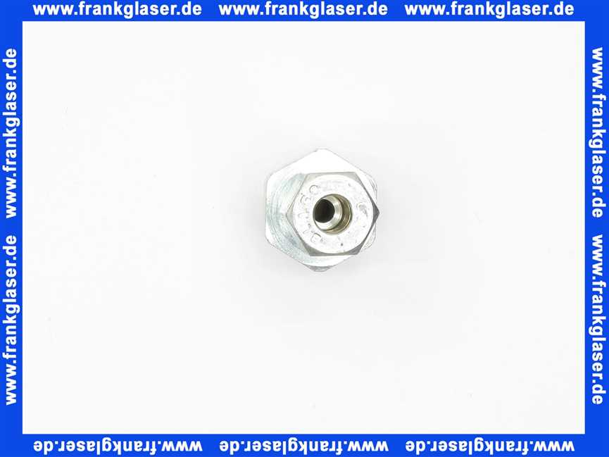 Oventrop ger. Einschraubver. Ofix-Oil R3/8 x6mm, Stahl verz.mit Ms-Schneidring 2083060