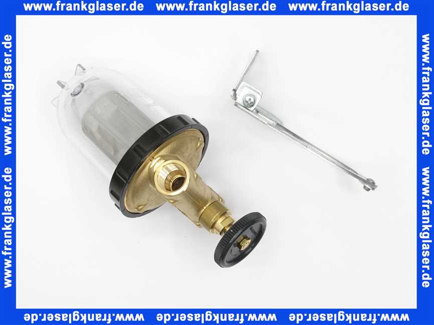 Oventrop Heizölfilter-Einstrang Oilpur E A 2x3/8 IG,Nickels. 100-150my 2123103