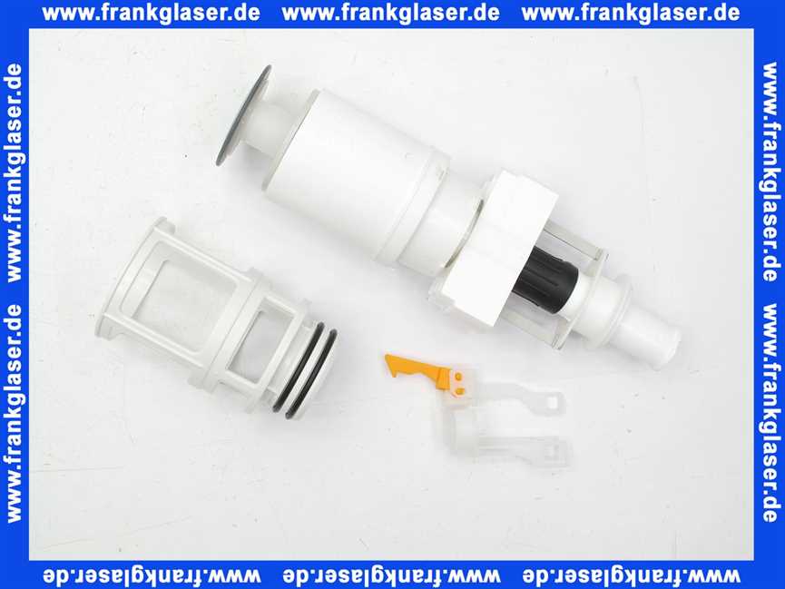 760750100 Pagette Dual-Flush Auslaufventil Heberglocke zu Spülkasten