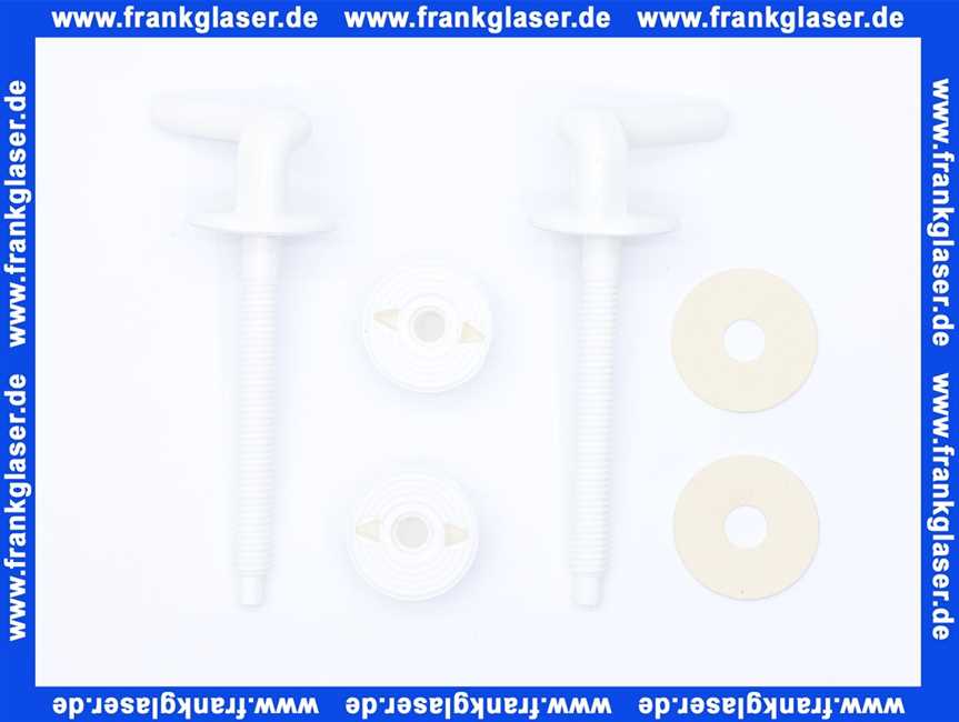 7.9056-0102 Pagette Scharnier Kunststoff weiss für WC Sitz Exclusiv