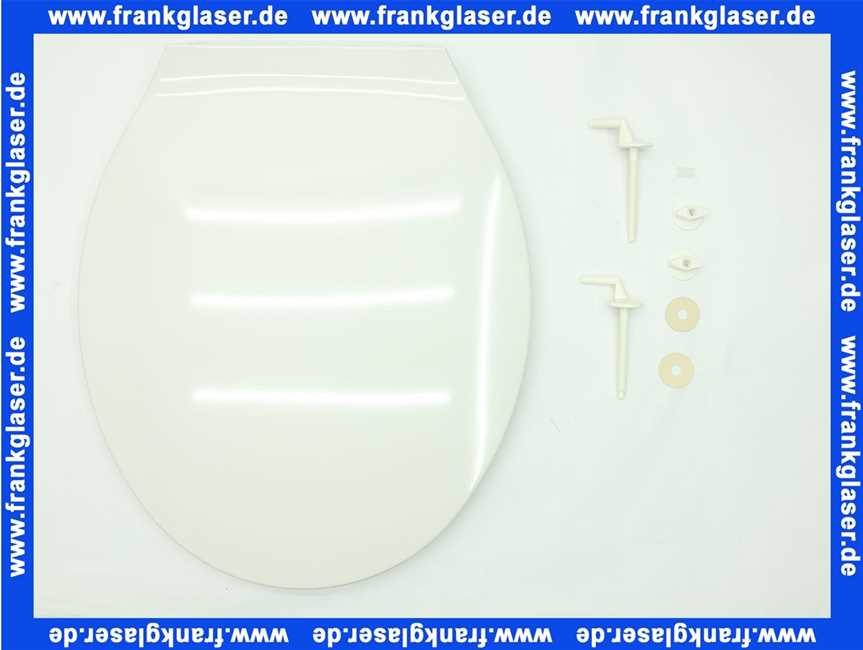 790820102 Pagette WC-Sitz PAGETTE EXKLUSIV mit Deckel und Konststoffscharnier Befestigung weiss