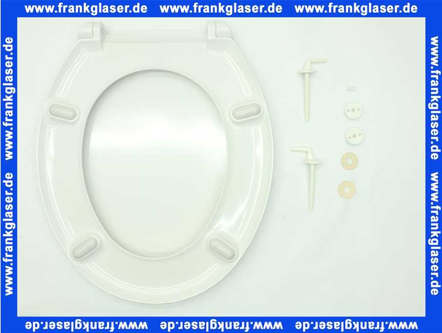 790820102 Pagette WC-Sitz PAGETTE EXKLUSIV mit Deckel und Konststoffscharnier Befestigung weiss