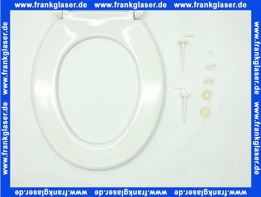 790820102 Pagette WC-Sitz PAGETTE EXKLUSIV mit Deckel und Konststoffscharnier Befestigung weiss