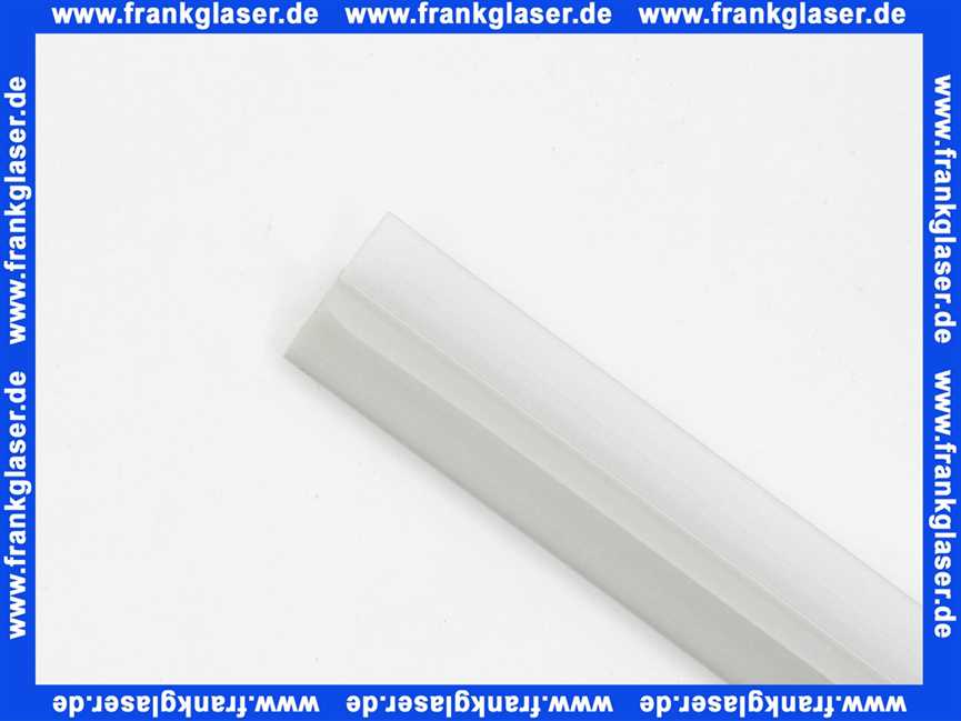 104242 Palme Bodendichtung 5-6 mm, 1000 mm grau für Pendel-, Flügeltür, Eckeinst.