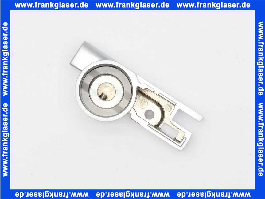 104377MC Palme Scharnier links unten für Concept Duschabtrennung MattVerchromt