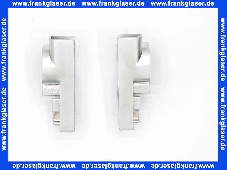 104378 Palme Scharnier rechts für Concept Duschabtrennung MattVerchromt