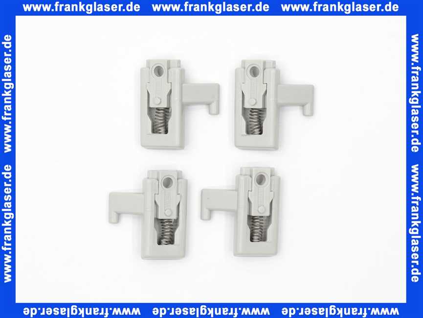 106431 Palme Federleiter 2x links, 2x rechts zu Duschabtrennung Grau