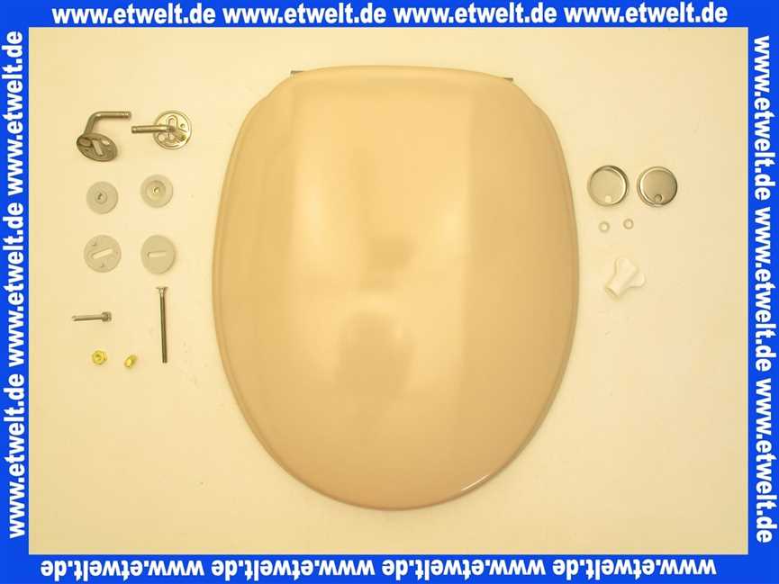 124013 Pressalit 2000 WC-Sitz farbe Bahamabeige