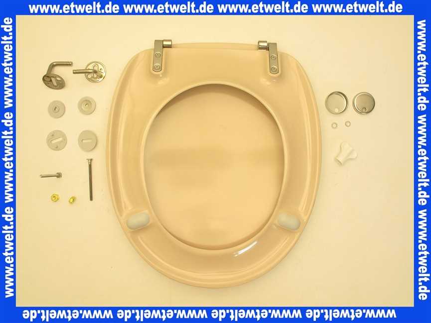 124013 Pressalit 2000 WC-Sitz farbe Bahamabeige