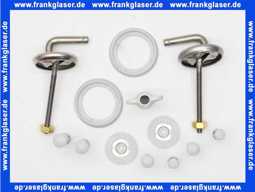 B47P999 Pressalit Universalscharnier B47 Edelstahl mit Kunststoffbuchsen