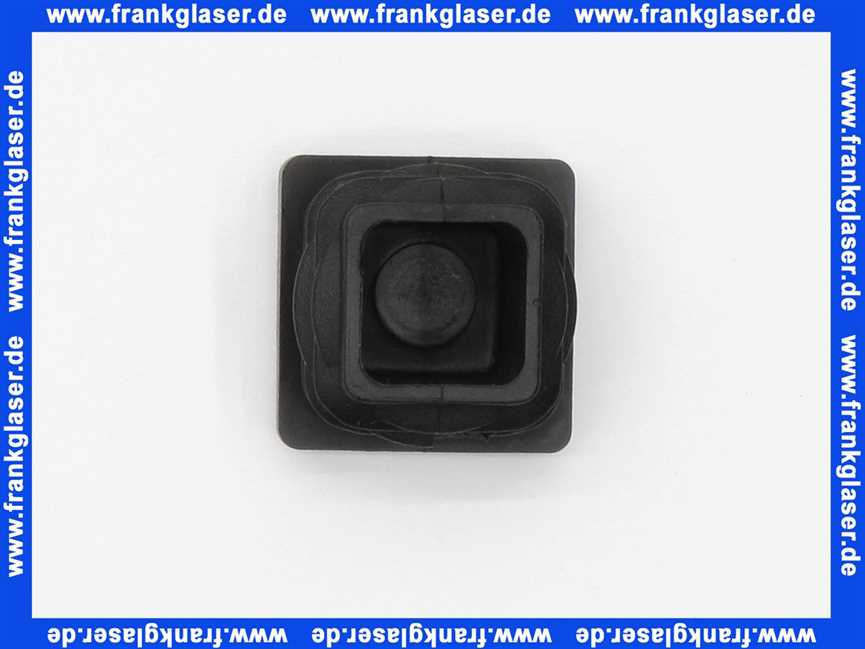 Stopfen mit Lamellen für Quadratrohre 20x20 mm Polyethylen schwarz Wandstärke Rohr 1-3 mm Einsteckhöhe 11,5 mm Kopf 5 mm stark