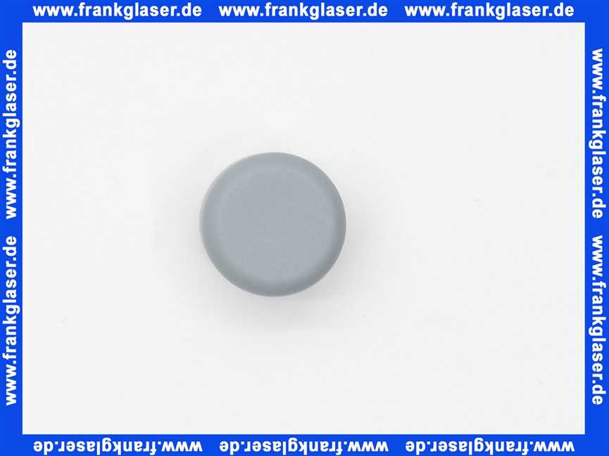 Kappen Gleiter für Rundrohre 24 mm Rohr-Außendurchmesser Polyethylen grau Gesamthöhe 25,5 mm