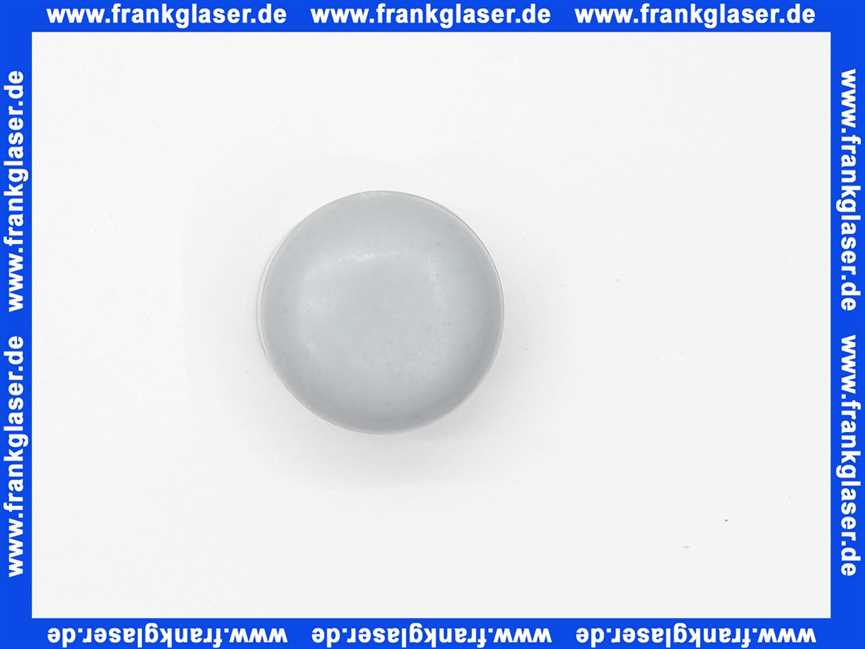 Kappen Gleiter für Rundrohre 28 mm Rohr-Außendurchmesser Polyethylen grau Gesamthöhe 33,2 mm