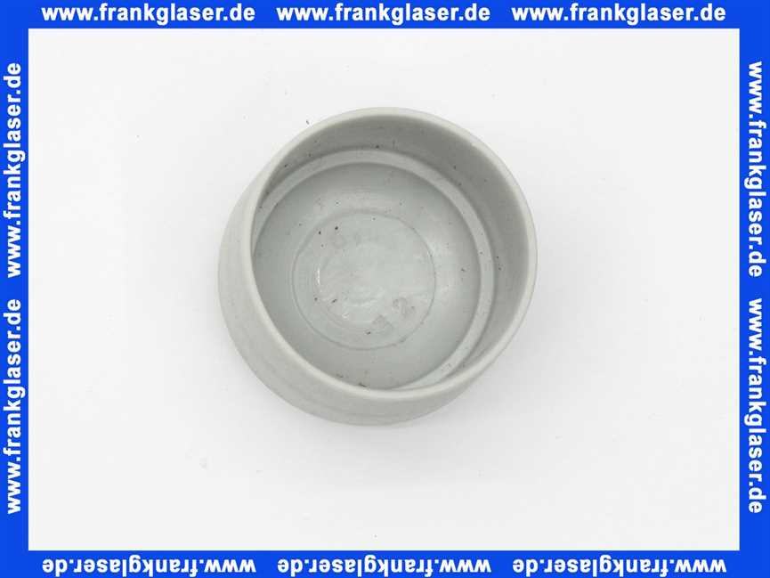 Kappen Gleiter für Rundrohre 32 mm Rohr-Außendurchmesser Polyethylen grau Gesamthöhe 26,5 mm