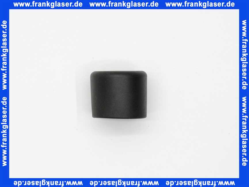 Kappen Gleiter für Rundrohre 32 mm Rohr-Außendurchmesser Polyethylen schwarz Gesamthöhe 26,5 mm
