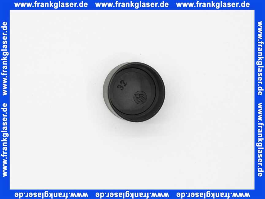 Kappen Gleiter für Rundrohre 32 mm Rohr-Außendurchmesser Polyethylen schwarz Gesamthöhe 26,5 mm