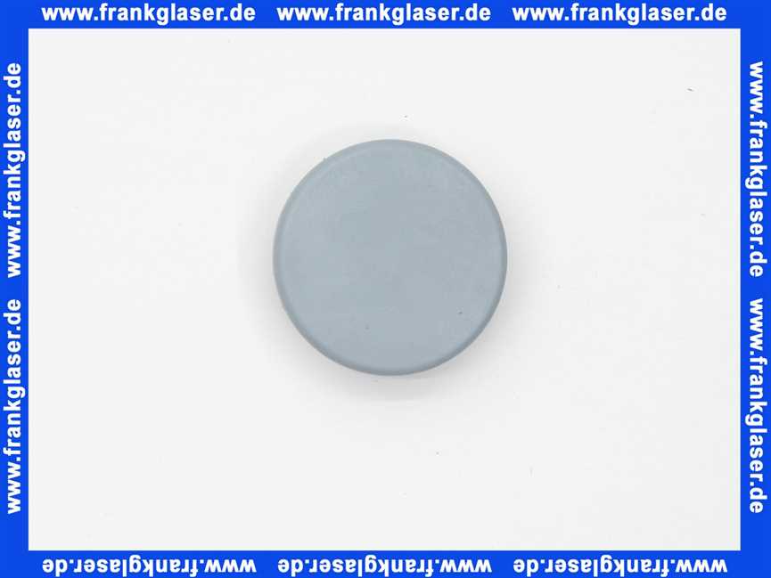 Rohrstopfen mit Lamellen für Rundrohre 48 mm Außendurchmesser Polyethylen grau Wandstärke Rohr 3 mm Einsteckhöhe 13 mm Kopf 5 mm stark