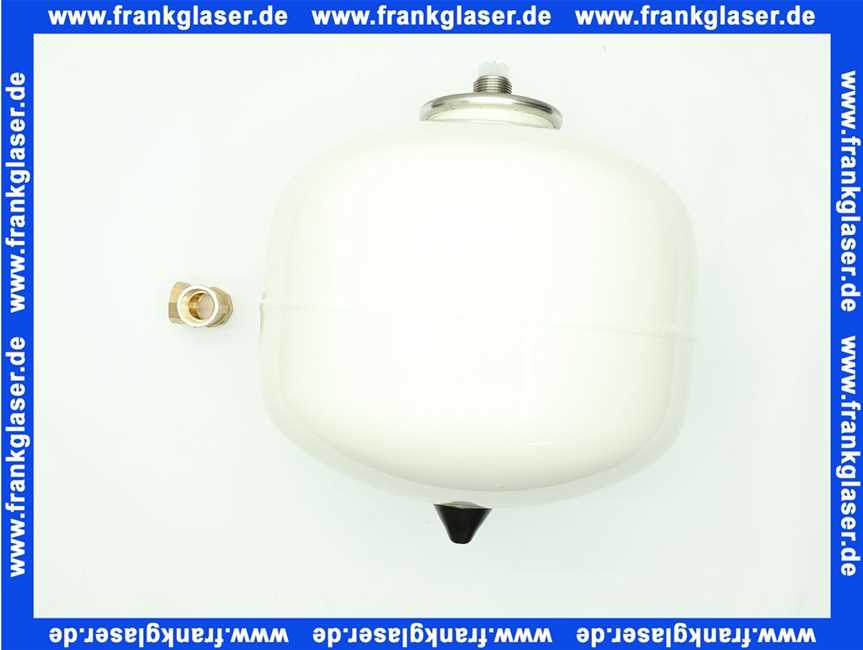 7307800 Reflex Membran-Ausdehnungsgefäß Refix DD, weiß, 10 bar, Vordruck 4 bar, 12 Liter
