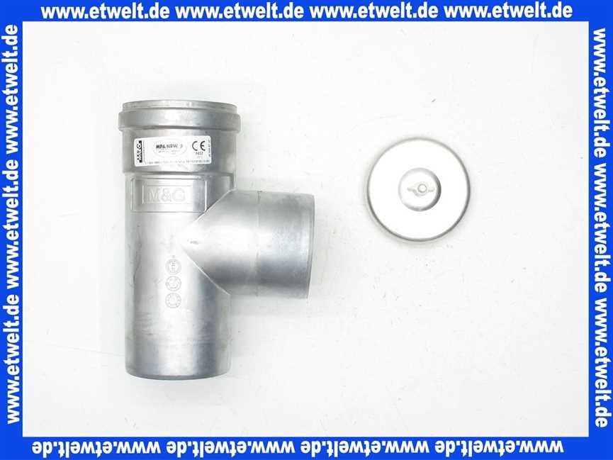 Remeha Revisions-T-Stück DN 80 Durchgangsstü 0009240