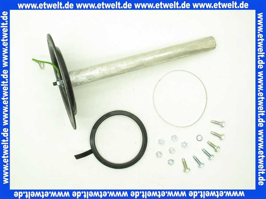 Remeha obereflansch + Anode + Dichtung 200022433