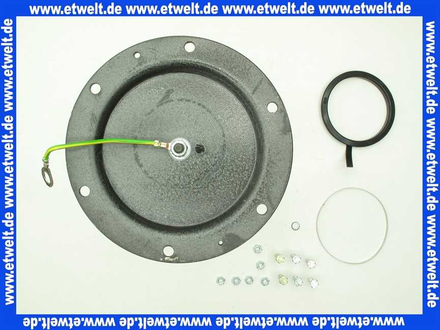 Remeha obereflansch + Anode + Dichtung 200022433