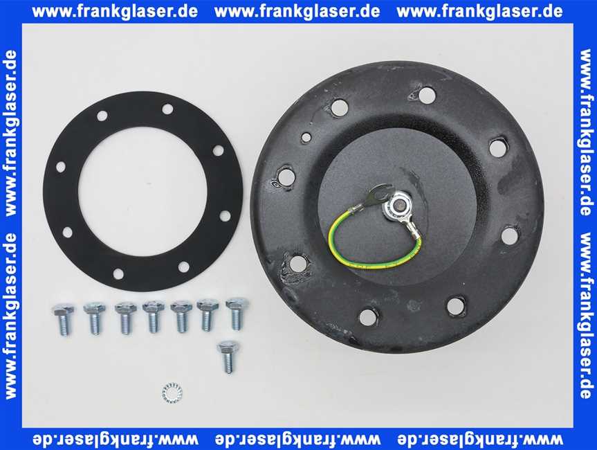 Remeha Seitenflansch + Anode + Dichtung 200022439