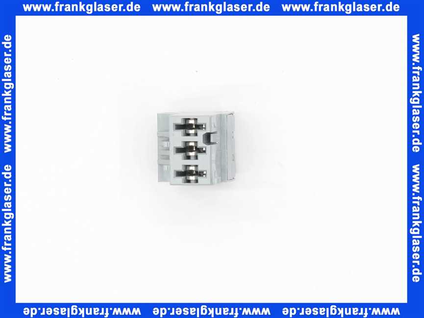 Remeha Stecker 3 polig Zusatzpumpe 300009077