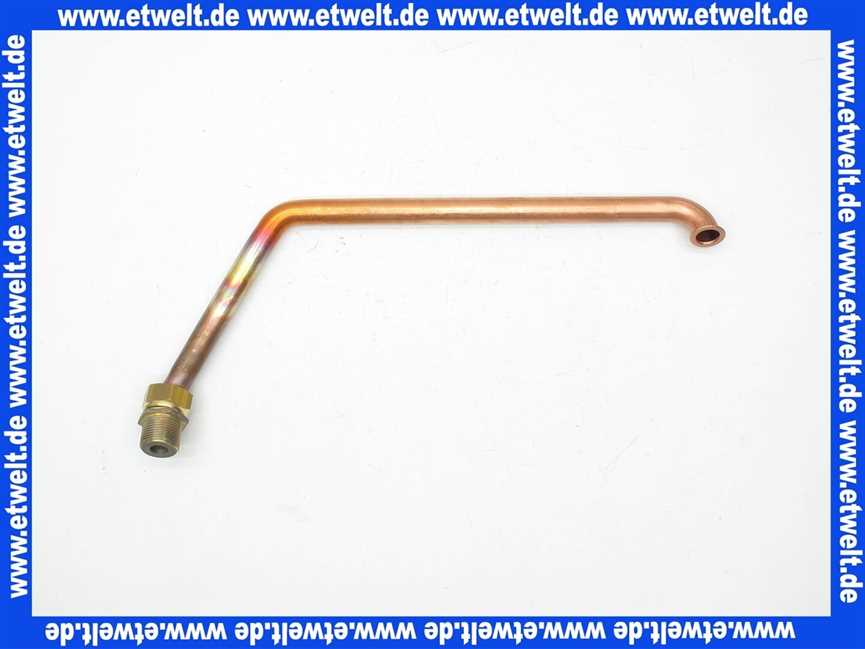Remeha Rohr links Warmetauscher 300024958