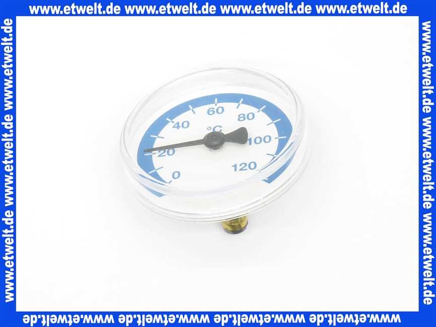 Remeha Thermometer Rücklauf (blau) 7604915