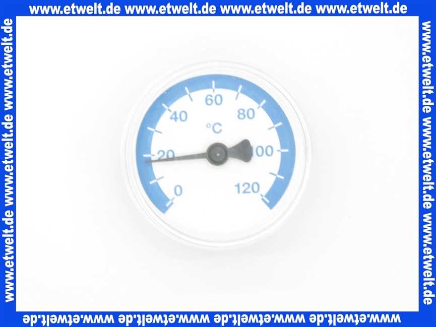 Remeha Thermometer Rücklauf (blau) 7604915