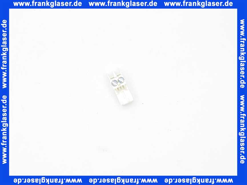 Remeha Stecker 2 polig Weiss 7632096
