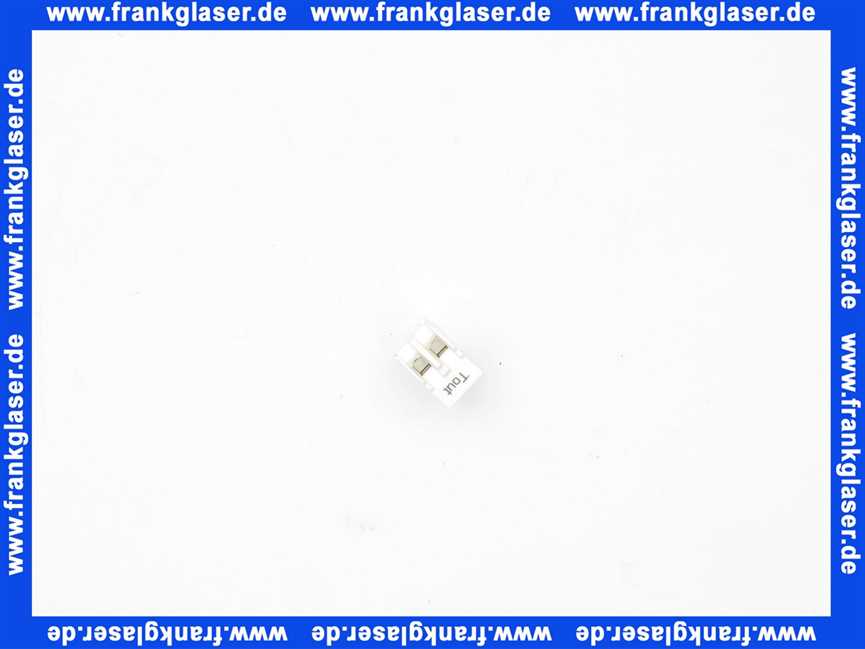 Remeha Stecker 2 polig Weiss 7632096