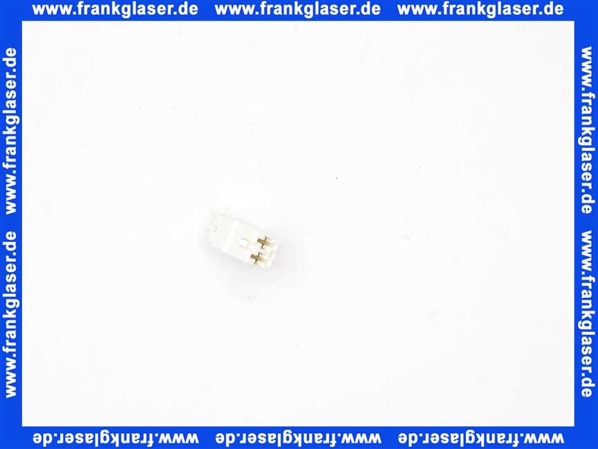 Remeha Stecker 2 polig Weiss 7632096