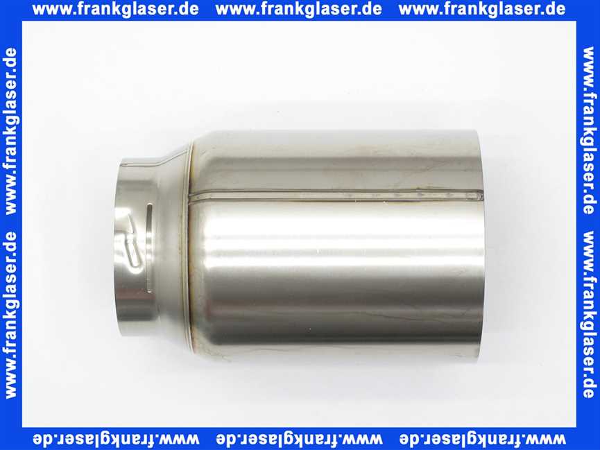 Remeha Flammrohr D100 m. Bajonett u. Rille 7664923