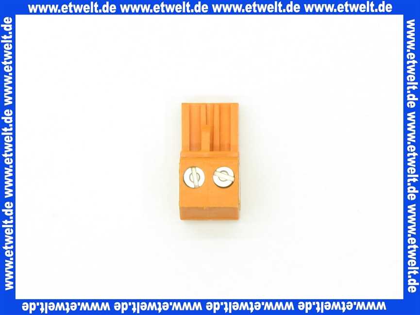 Remeha Stecker 2 polig 7824887