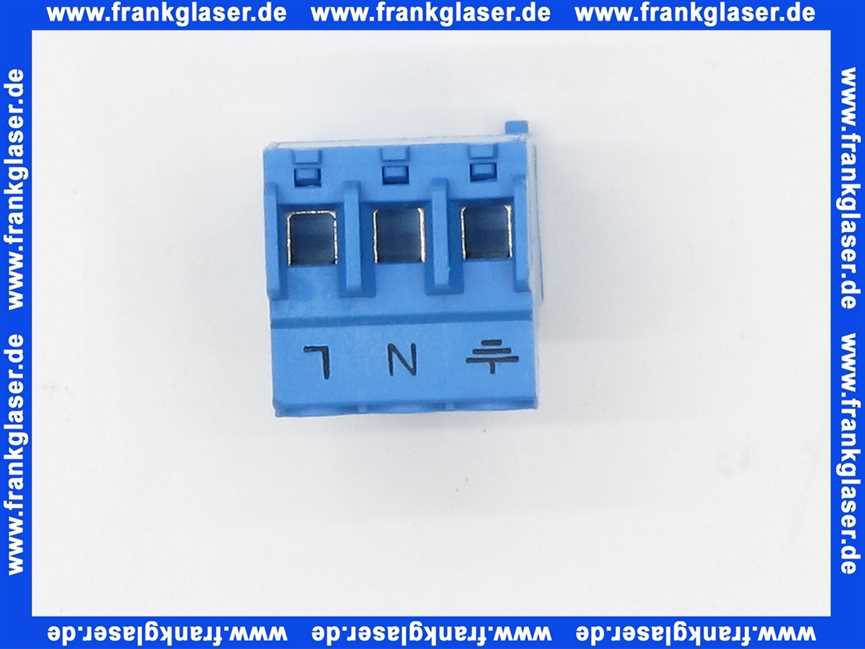 Remeha Stecker 3polig Speicherladepumpe 7879664