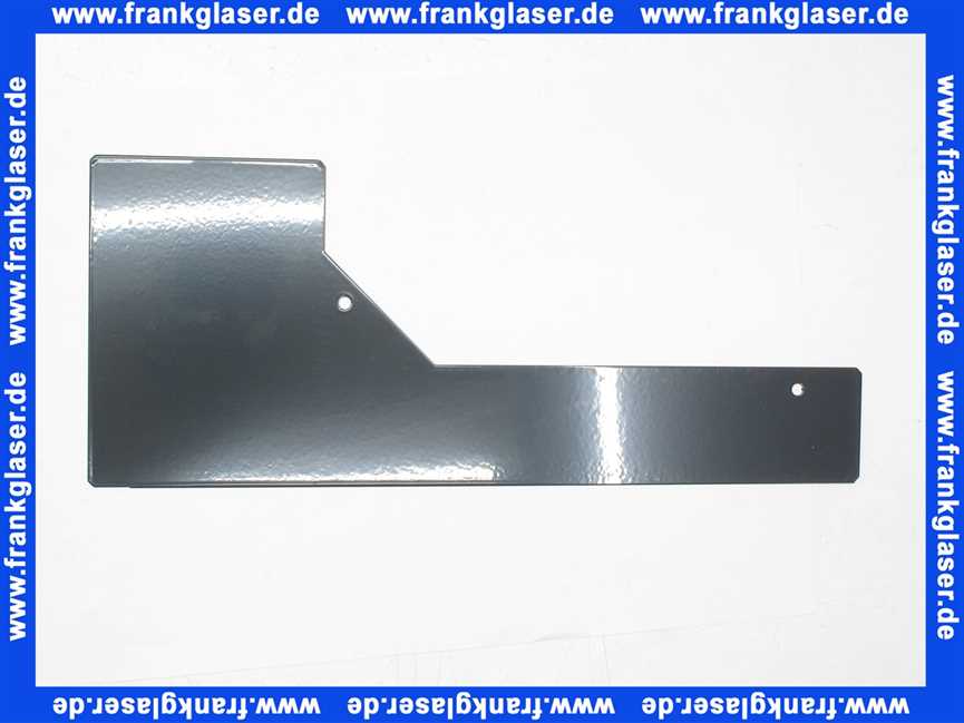 Remeha Brennertür Platte 85750516