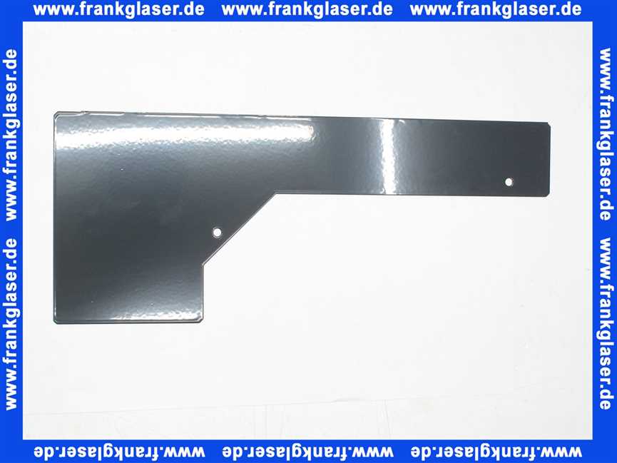 Remeha Brennertür Platte 85750516