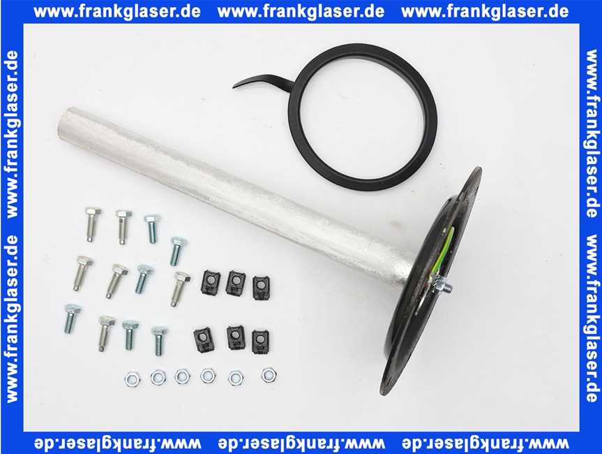 Remeha Speicherflansch kpl. + Anode+ Dichtun 89705500