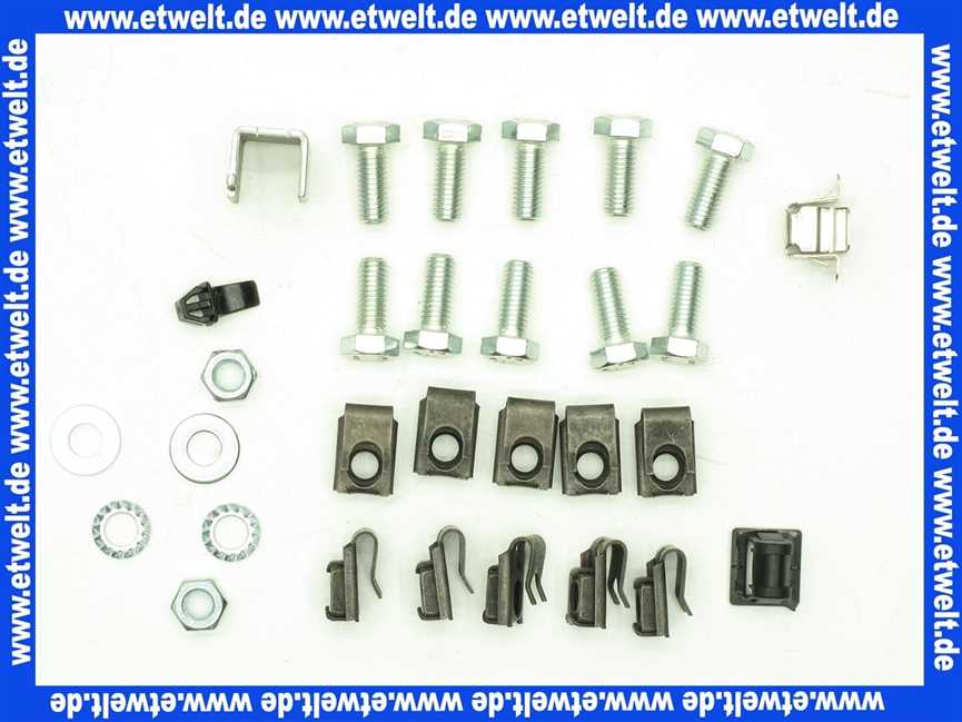 Remeha Satz Schrauben MT 130 89705501