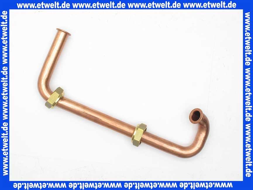 Remeha Anschlussrohr Gas 97548990