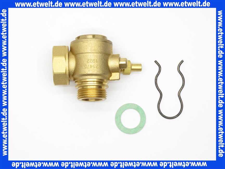 Remeha Rücklaufhahn Heizung 7/8 x3/42 S100520