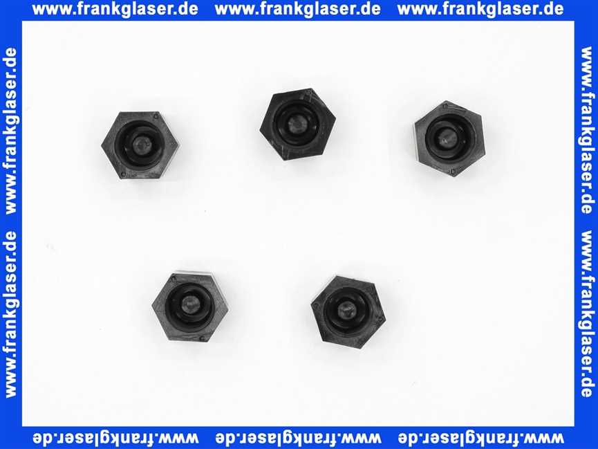 110102.0501 Rotex Verschlusskappe DN 8, VPE mit 5 Stück