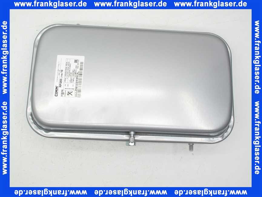 301725P Rotex exp. vessel rp250-10l conn3/8 WP SP