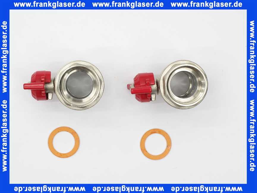 Rotex Kugelhahn-Set, ASH3, 2 St./VPE für RMX, 1 IG x 1 AG ESHUTOFVALVEA