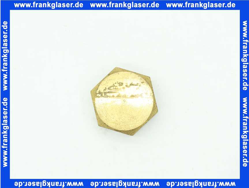 Kappe Rotguss 1/2 Zoll